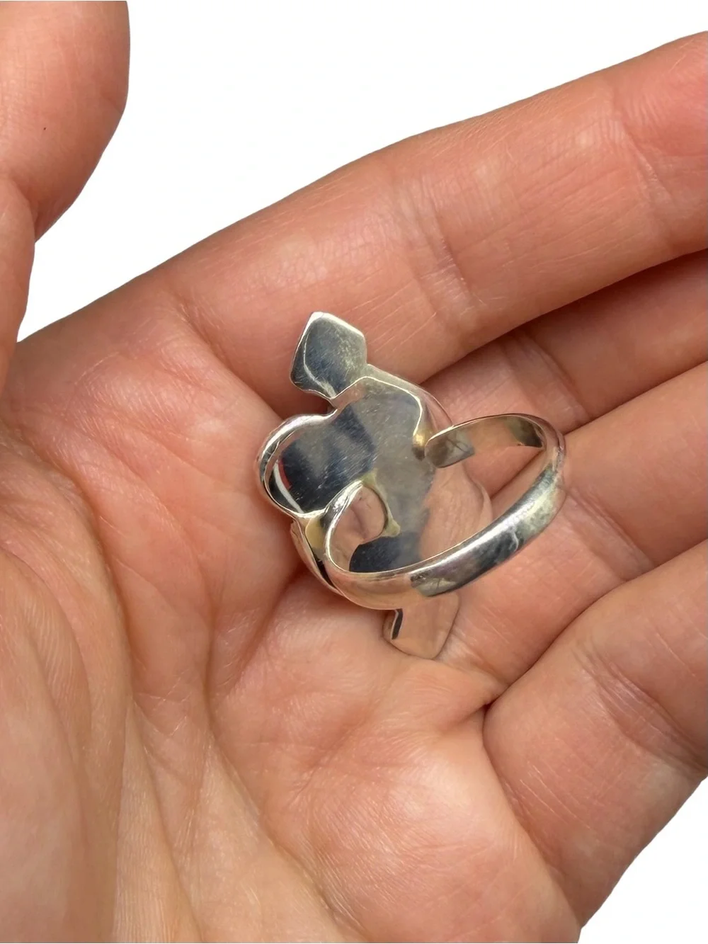Kingman Red Rose Dahlia Turquoise Ring Adjustable Size 7 - 9 925 Sterling Silver